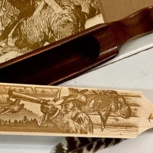 Tom Oar AKA Mountain Man Turkey Hunting Box Call Autographed by Tom & by maker Ron Clough of Close Calls
