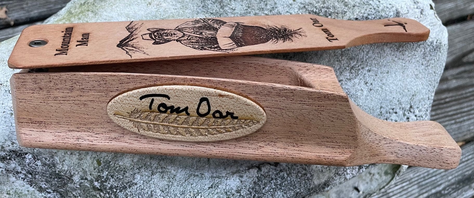 Tom Oar AKA Mountain Man Wild Turkey Box Call AUTOGRAPHED by Tom Etsy