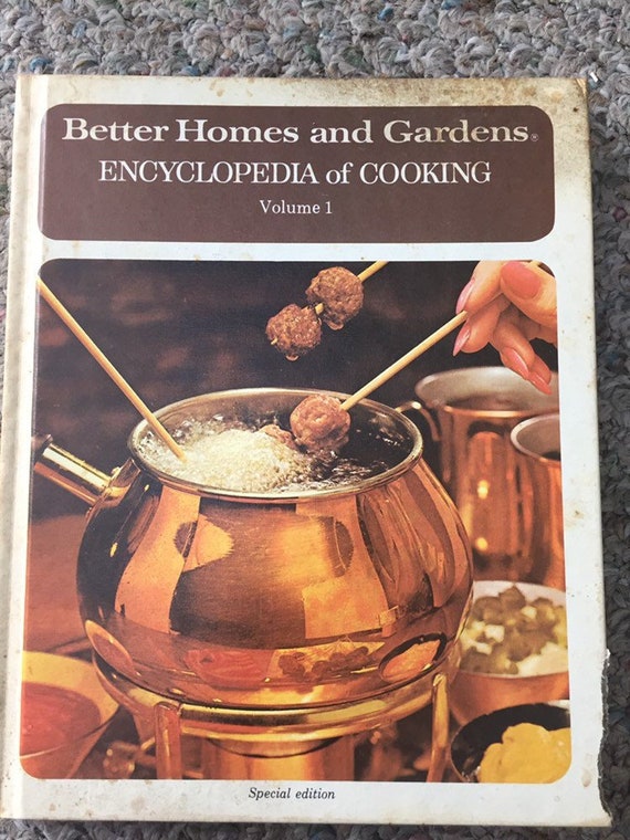 Better Homes And Gardens Encyclopedia Of Cooking Volume 1 Etsy