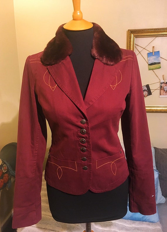 Cool Vintage Tommy Hilfiger Jacket Steampunk Glam 