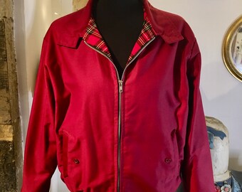 ジャケット・アウター 70s 80s EURO cotton harrington jacket Harrington Jacket Mens Classic Vintage Retro 1970'S Bomber