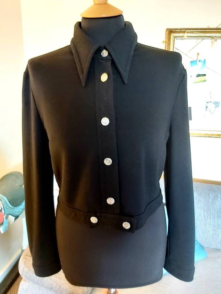 Dolce & Gabbana, Cool Vintage 90s Dolce & Gabbana Jacket Size 10 Indie Boho Grunge