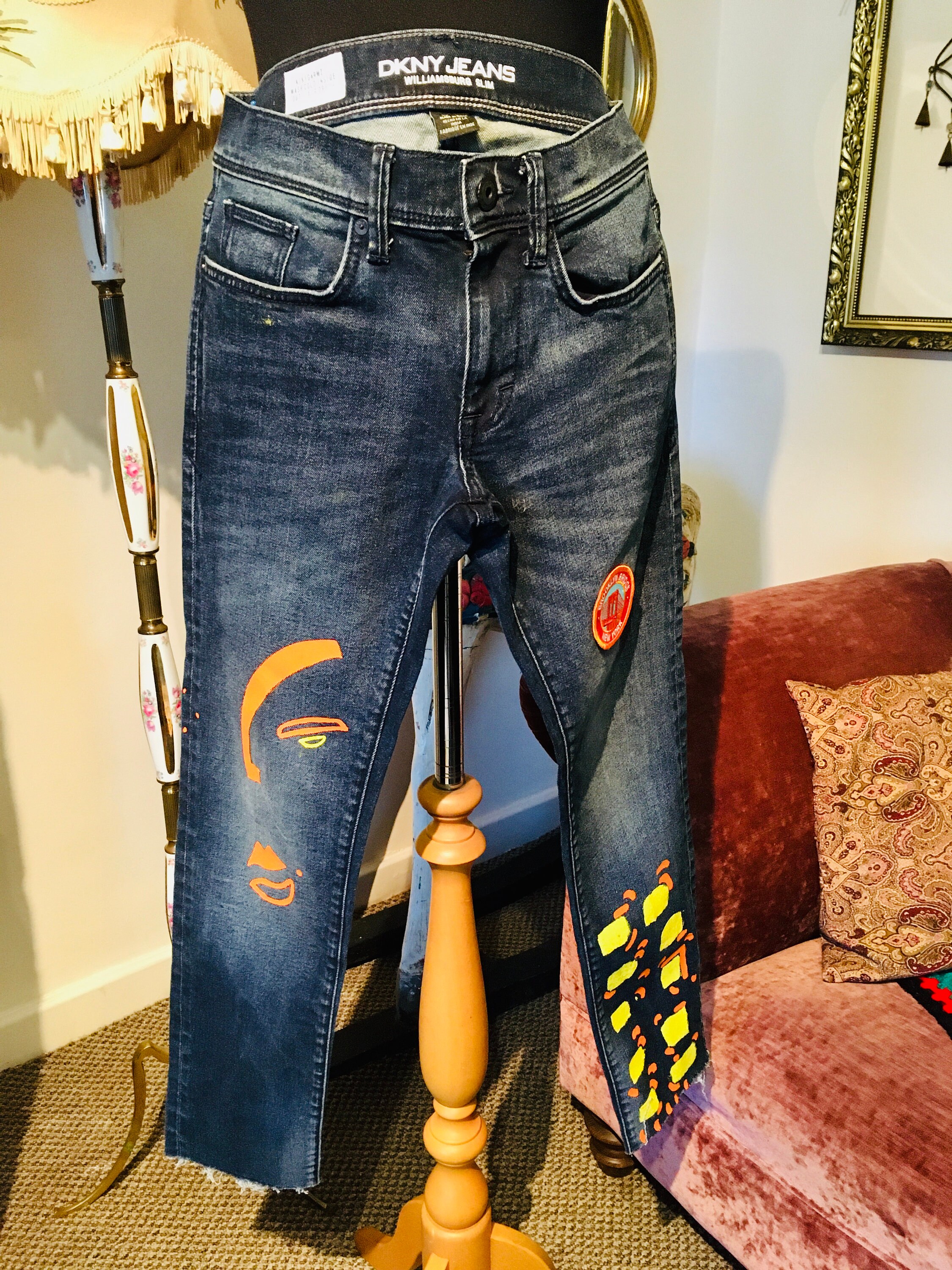 Dkny Vintage Jeans Etsy Ireland