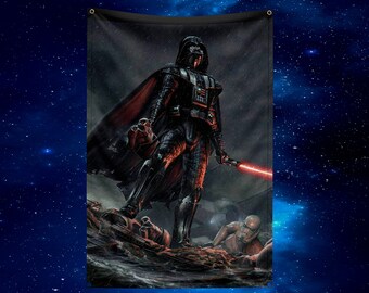 Darth Vader 4x6 Flag Dye Sublimation Full Color Flag