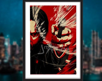 John Wick Bullets professionally Framed and matted Digital painted Artwork