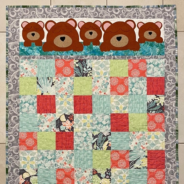 Quilt Teddy Bears Baby Toddler Child