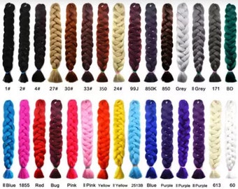 Expression Hair Color Chart