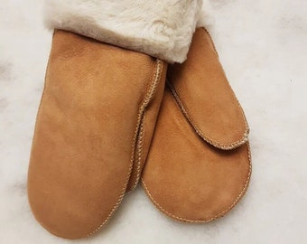 Genuine Women's Sheepskin Mittens | Merino Wool Women's mittens | Women's Sheepskin Mittens