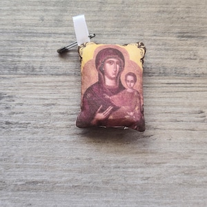Filaktos Theotokos Icon Pin Protection Prayer Icon