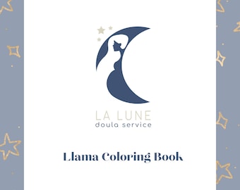 Llama Coloring Book