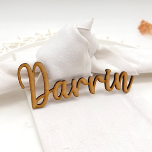 Wedding Custom Names, Wooden Table Name Tags,Personalized Place card Names, Wedding & Event Rustic Party Decoration Place Cards,Thanksgiving