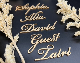 seating chart design Personalized Birthday Name Tags, Custom Wood Names,Custom Acrylic Names,Wedding Table Decoration,Personalized Table Setting,Escort Name Tags