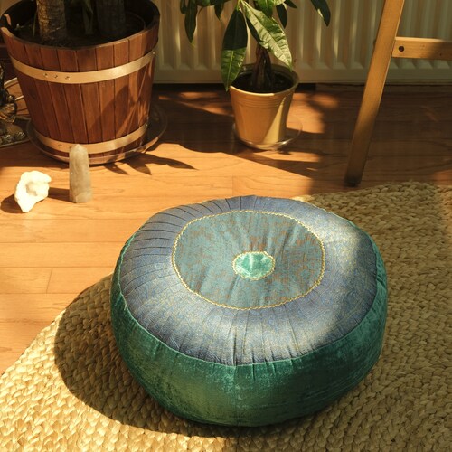 Organic Spelt Husk Ergonomic Meditation Cushion by Moonleap Etsy