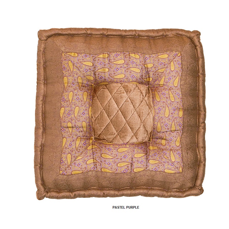 Square meditation velvet cushions image 7