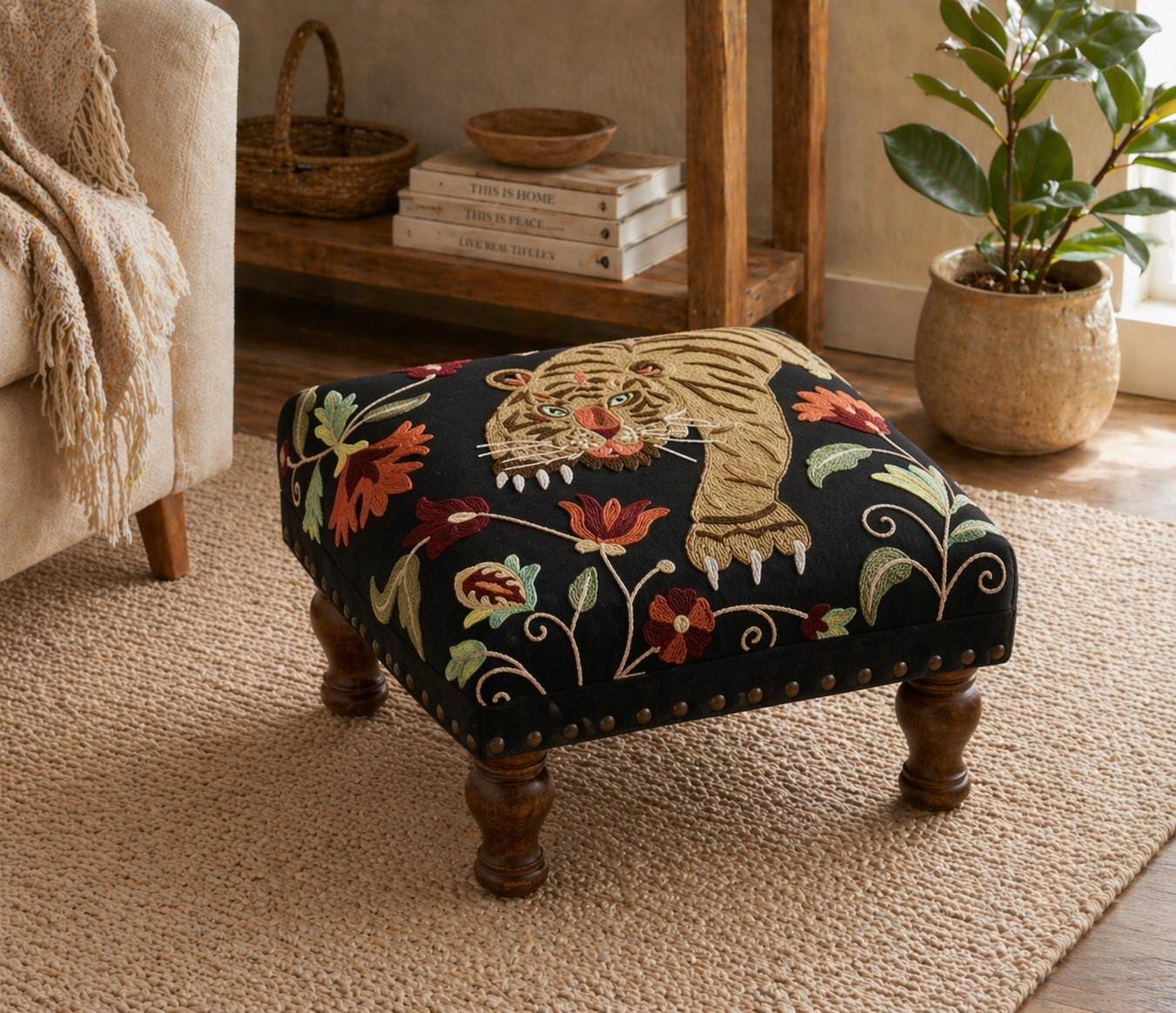 Tiger Side Table - Etsy