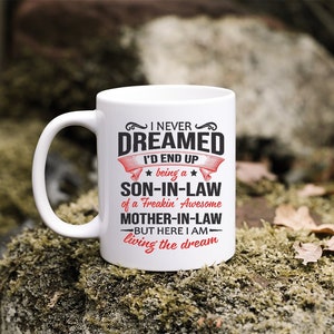 Novelty Coffee Mug Gift For Son in Law | Mother in Law Birthday Gift For Him | Adult Humor Christmas Gift For Son | Wedding Gift Son in Law