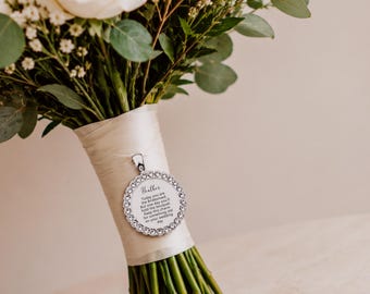 Bridesmaid Personalised Keepsake Charm | Wedding Bouquet Charm For Maid of Honour, Bridesmaid or Flower Girl | Something Old Bridesmaid Gift
