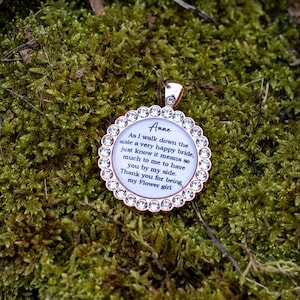 Bridesmaid Personalised Keepsake Charm | Custom Thankyou Gift For Maid of Honour, Chief Bridesmaid, Matron of Honor | Wedding Bouquet Charm.