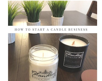 How to start a candle business e-book