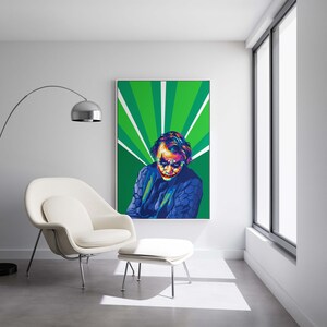 Heath Ledger - Joker - Listo para colgar Arte pop enmarcado, arte de decoración de pared de lienzo grande