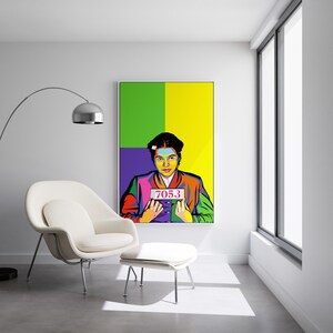 Impresión en lienzo de Rosa Parks Mugshot, vol. 2, fotografía de decoración de pared, arte pop
