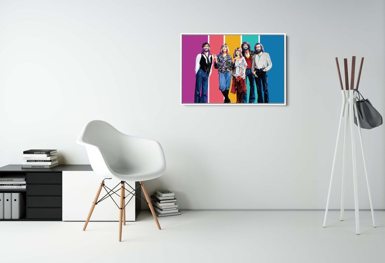 Fleetwood Mac Band Picture Ready to Hang Framed Pop Art - Etsy