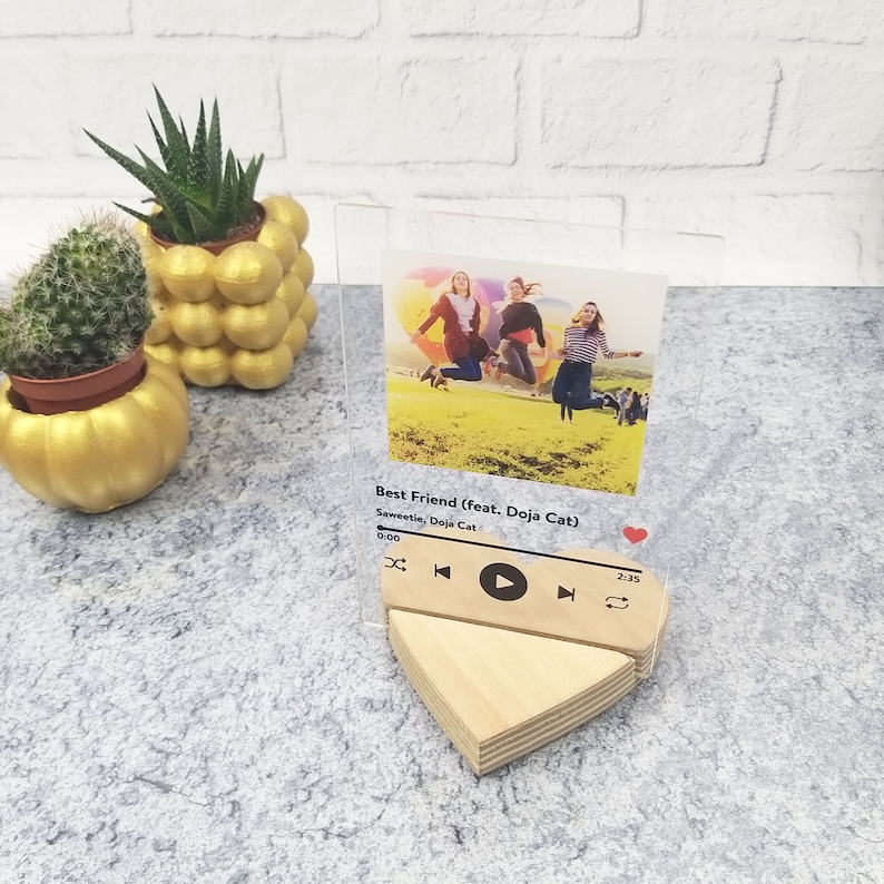 Custom Album Cover Custom Album Plaque Gift for Boyfriend Etsy