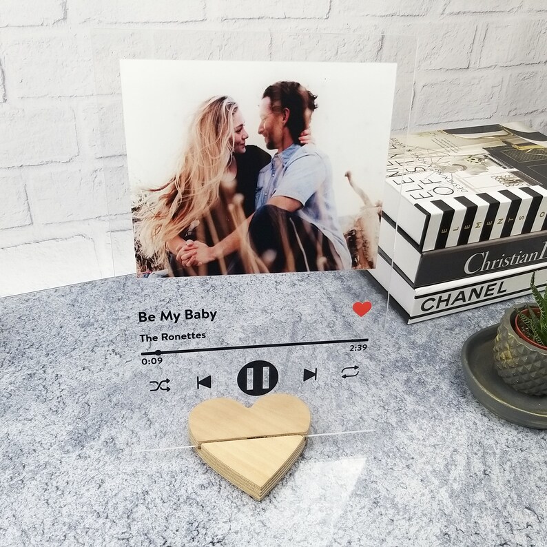 Custom Album Cover Custom Album Plaque Gift for Boyfriend Etsy