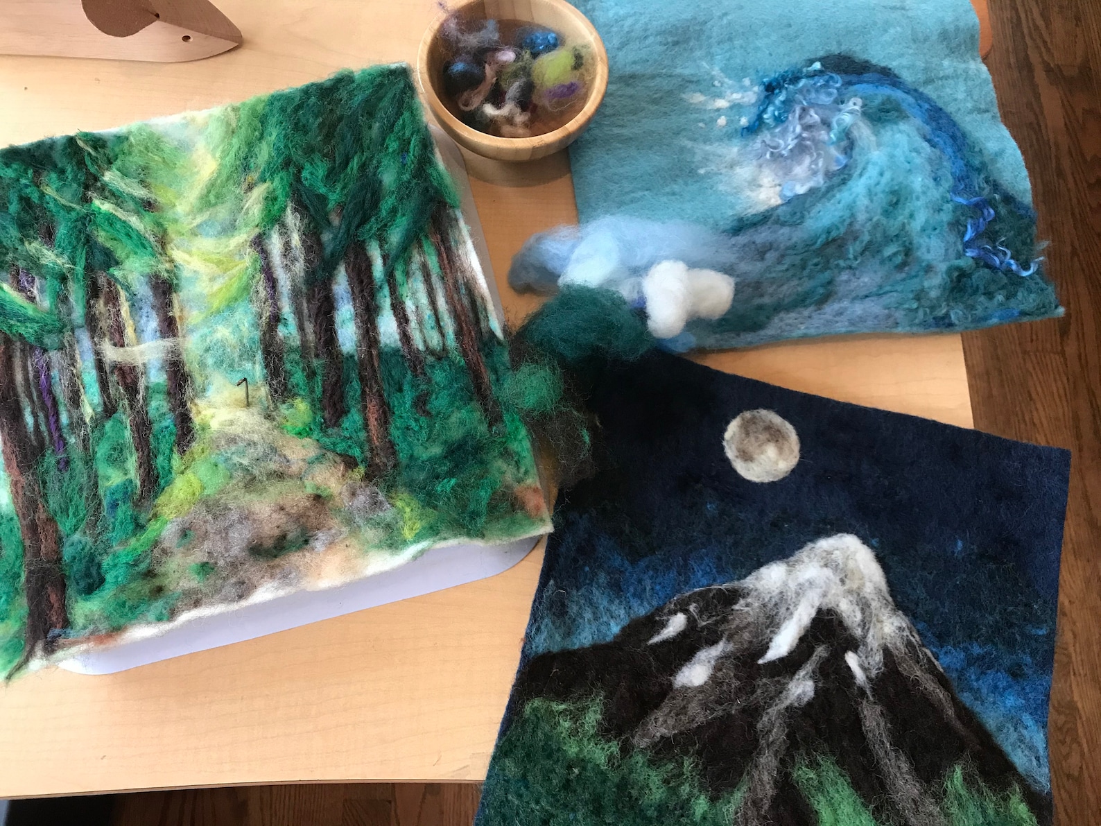 Felted Wool Wall Hangings custom for You | Etsy