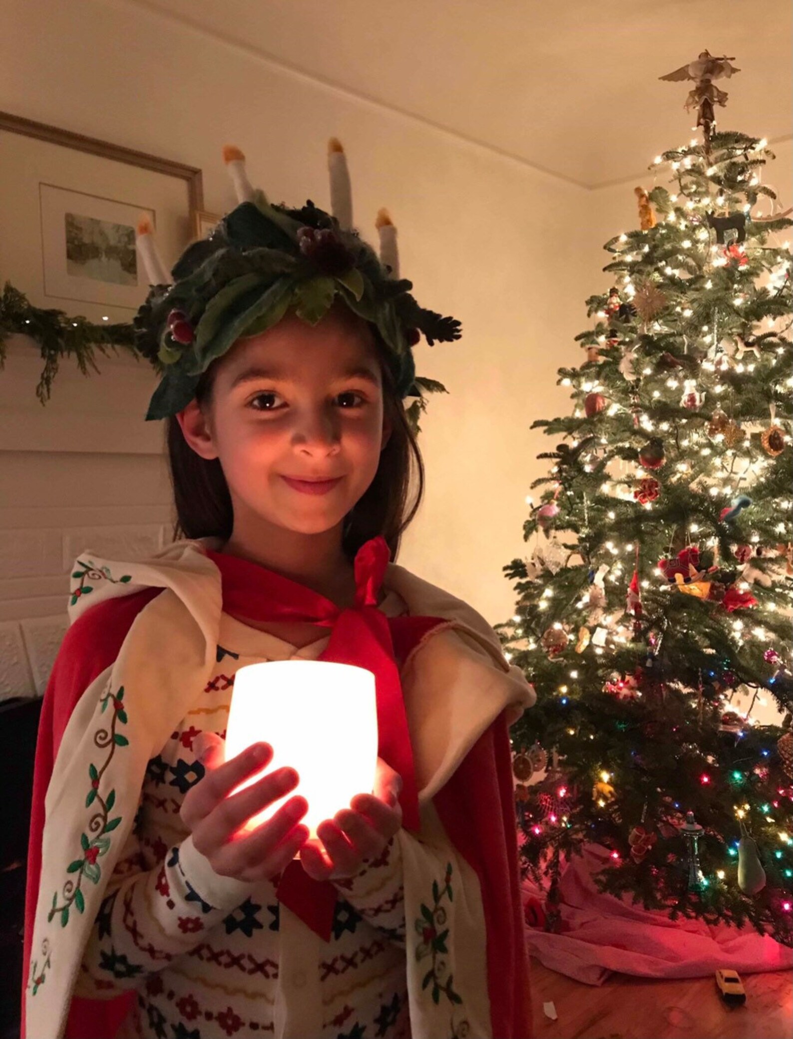 Waldorf Santa Lucia or Christmas Crown Etsy