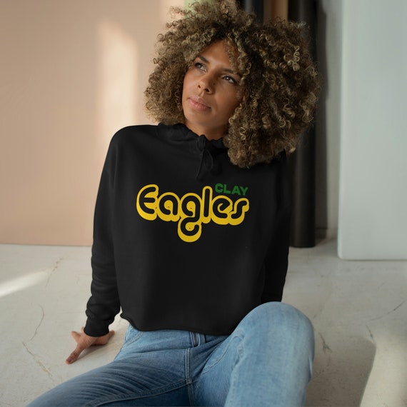 Clay Eagles Cropped Hoodie Oregon Clay Hoodie Clay Eagles Shirt Clay Eagles Spirit Wear Clay Eagles Hoodie Oregon Clay Eagles Etsy