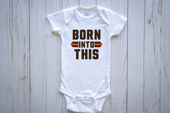 cleveland browns baby onesie