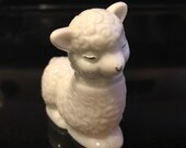 Avon Milk Glass Lamb Perfume Bottle