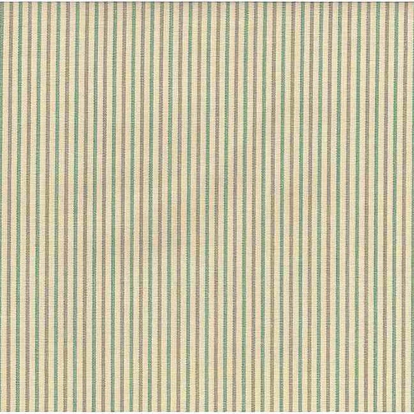 2247/1 -Nantucket Pinstripe 54"-Aqua/Tan-Vintage-Farmhouse-Country-Rustic-Upholstery-Curtain-Pillows-Bedding-Beach stripe-Ticking-Handwoven-