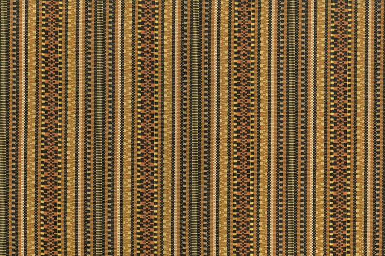 100/% Cotton Brown Durango Stripe 54 Wide Fabric by the YARD Home Decor Upholstery Curtain Pillow Runner Slipcover Drapes