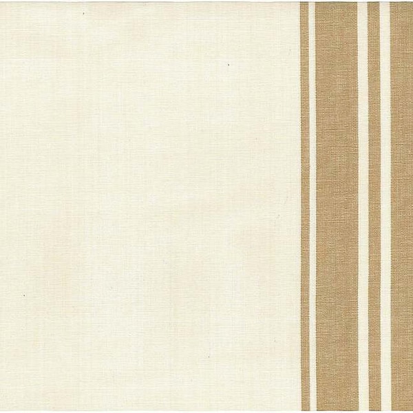 2309/2 - Cabana Stripe 54"-Tan-Vintage-Farmhouse-Country-Rustic-Upholstery-Curtain-Pillows-Bedding-Beach stripe-Ticking-Handwoven-Boho