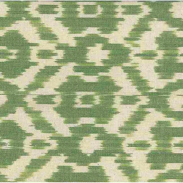 1509/4 - Caravan Ikat 54"-Parrot/Green- Real ikat -Handwoven -Central Asian Ikat -Boho -Upholstery -Pillows -Seat Cushions -Pillows -Jackets