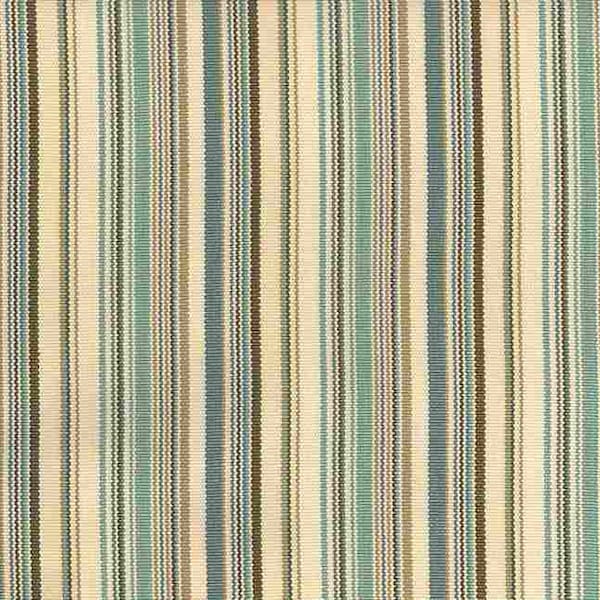 2215/3 - S.malibu Stripe-63454 54"-Aqua--Vintage-Farmhouse-Country-Rustic-Upholstery-Curtain-Pillows-Bedding-Beach stripe-Ticking-Handwoven