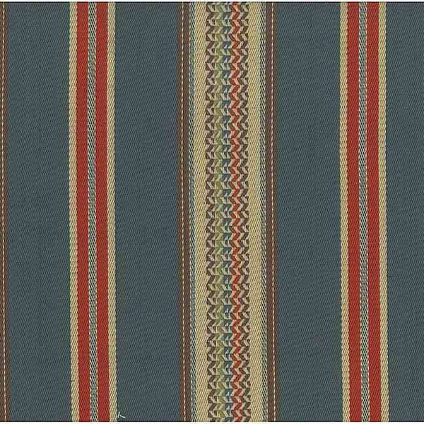 2276/2 - El Dorado Stripe 54"-Blue-Southwest Fabric-Western Fabric-Serape-Rustic-Cabin Décor-Ethnic Stripe-Ranch Fabric-Upholstery- Pillows