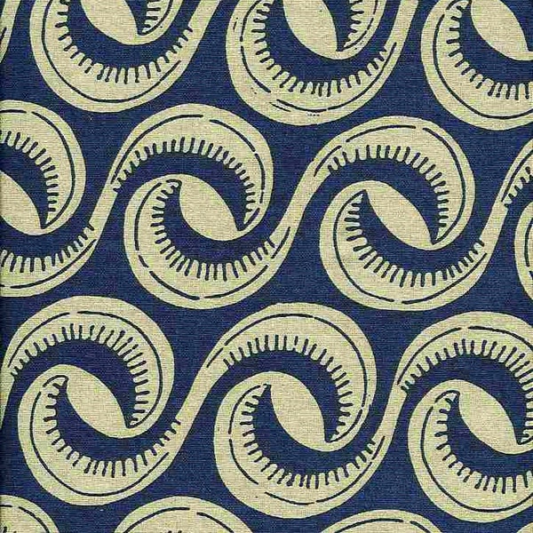 0988/2 - Yoruba Print 56"-Indigo -African Print-Block Print-Geometric-Handprint fabric-Upholstery-Curtains-Table-linen-Pillows-Bedding