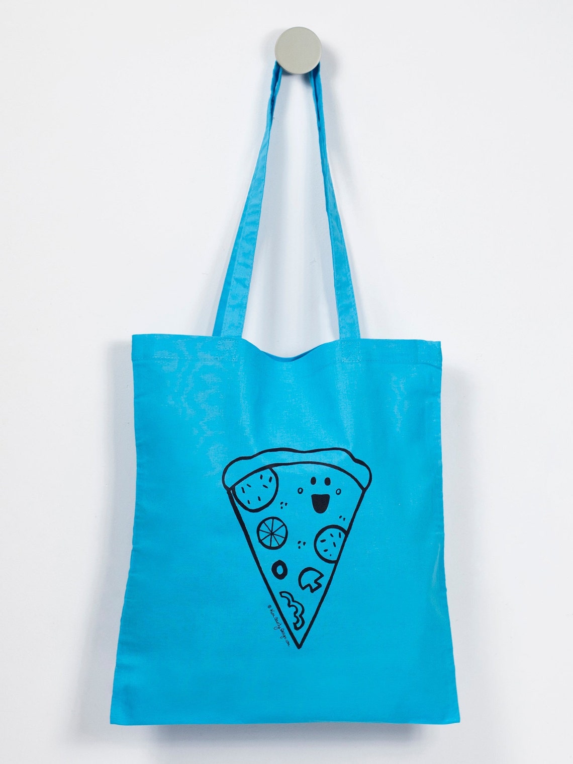 Pizza tote bag fun food tote bag birthday gift pizza Etsy