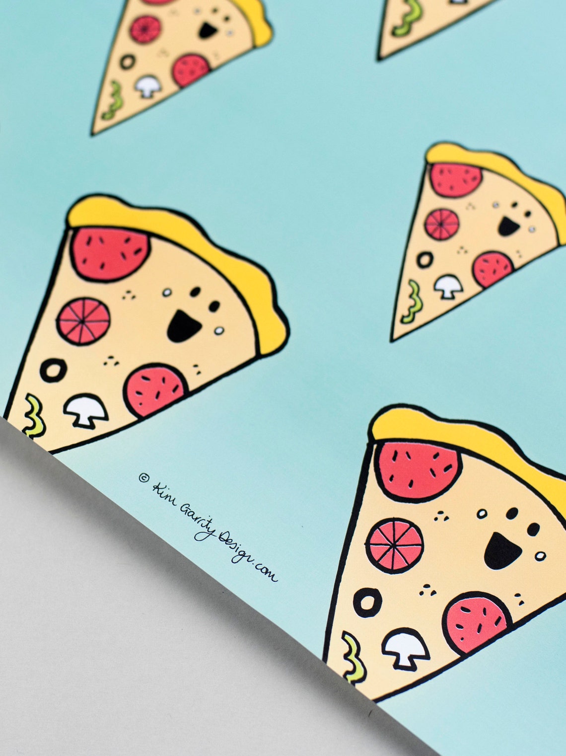 Pizza wrapping paper fun pizza wrap fun food wrapping Etsy