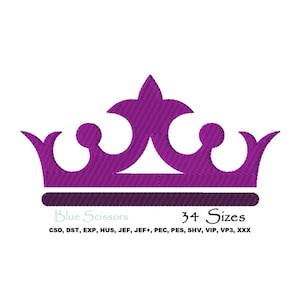 Crown Embroidery Design, Princess Embroidery Design, Machine Embroidery Design, Princess Crown Embroidery Design, Embroidery Crown Design