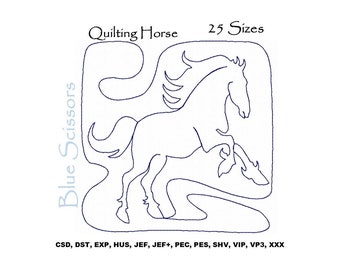 Quilt Block Embroidery Design, Quilting Embroidery Design, Horse Embroidery Design, Quilting Blocks Embroidery Design, Embroidery Horse