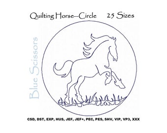 Quilt Block Embroidery Design, Quilting Embroidery Design, Horse Embroidery Design, Quilting Blocks Embroidery Design, Embroidery Horse