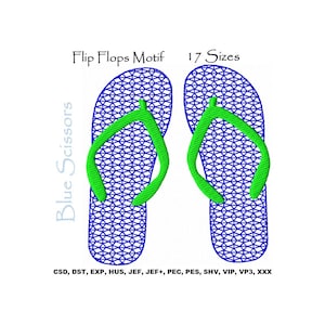Flip Flops Embroidery Design, Embroidery Flip Flops Design, Flip Flops Design, Machine Embroidery Designs, Flip Flops Machine Embroidery