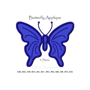 Butterfly Applique Embroidery Design, Applique Butterfly Embroidery Design, Machine Embroidery Design, Butterfly Embroidery Design