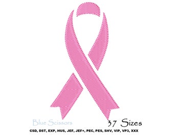 Awareness Ribbon Embroidery Design (Machine Embroidery)