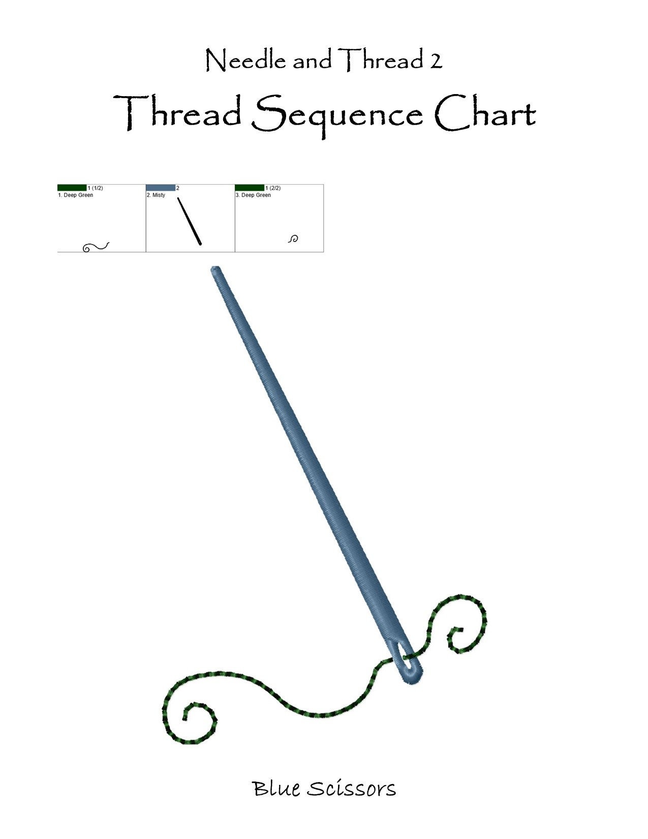 Needle and Thread Embroidery Design (machine Embroidery File) - Etsy