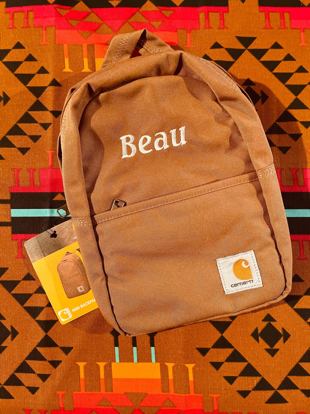 Personalized Mini Carhartt Backpack, Embroidered Bag Etsy